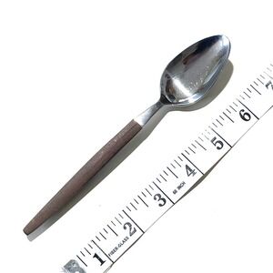 Vintage Tea Spoon Ekco Eterna Epic Canoe Muffin Silverware Flatware MCM Teaspoon